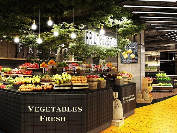 成都200平米生鮮超市如何設計？裝修預算