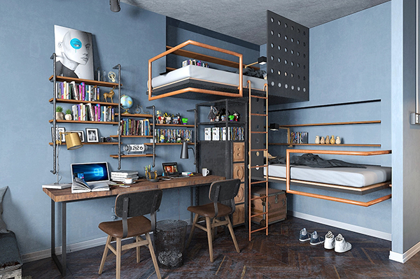 工業(yè)風(fēng)適合廠房宿舍裝修嗎？來(lái)看裝修公