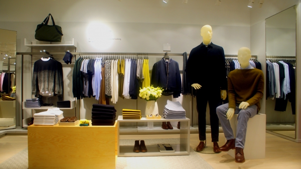 COS服裝專賣店-室內效果圖