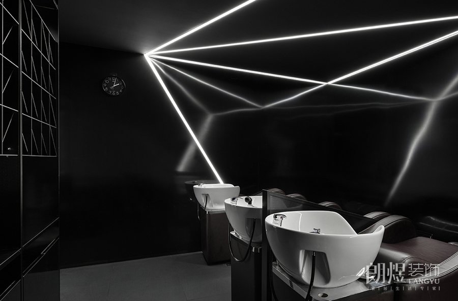 杜尚-復(fù)古發(fā)廊洗護區(qū)裝修圖片