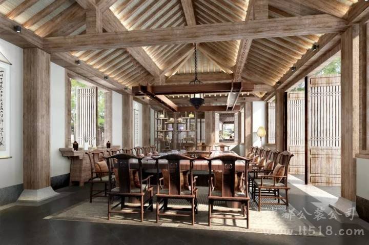 成都特色土菜館餐廳裝修效果圖鑒賞