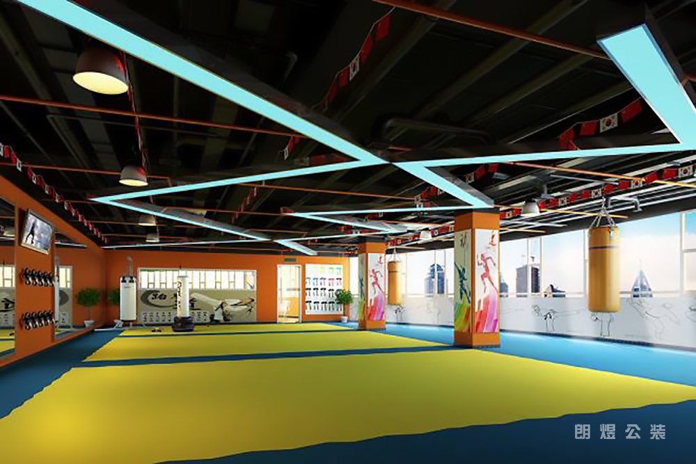 跆拳道館裝修布置效果圖
