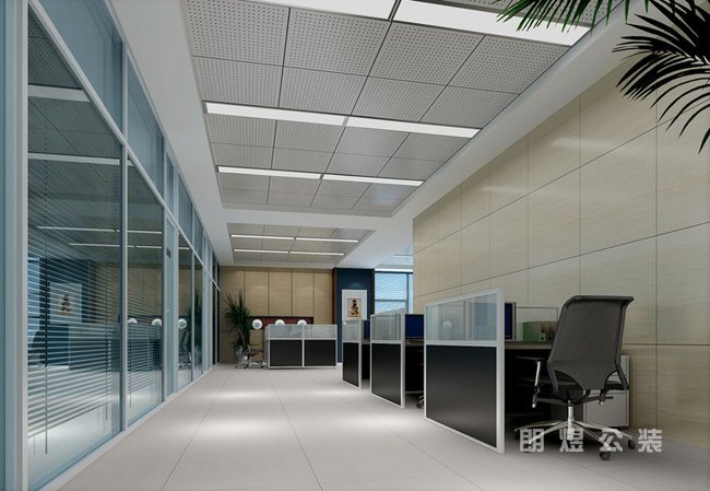 辦公室鋁扣板吊頂裝修效果圖