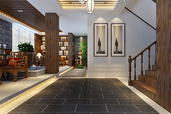 茶樓裝修-過(guò)道裝修效果圖