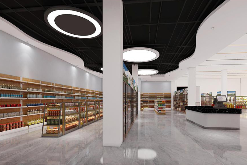 高速服務(wù)區(qū)便利超市裝修設(shè)計圖片