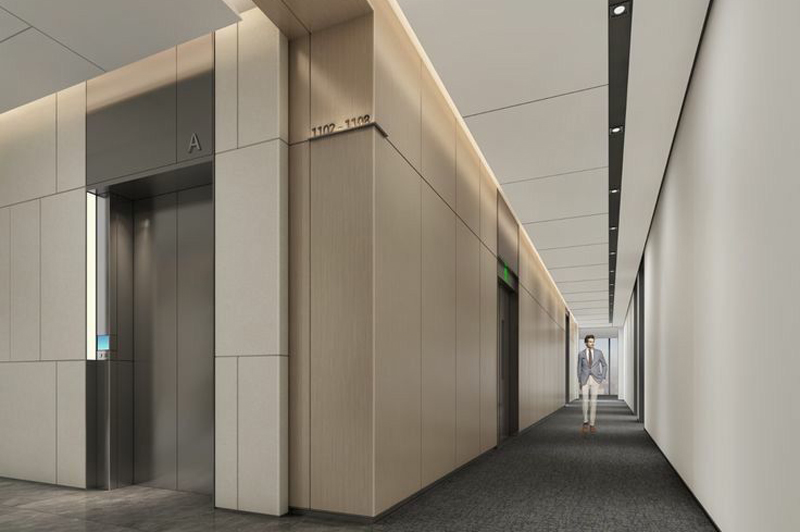 辦公樓過道裝修設計效果圖