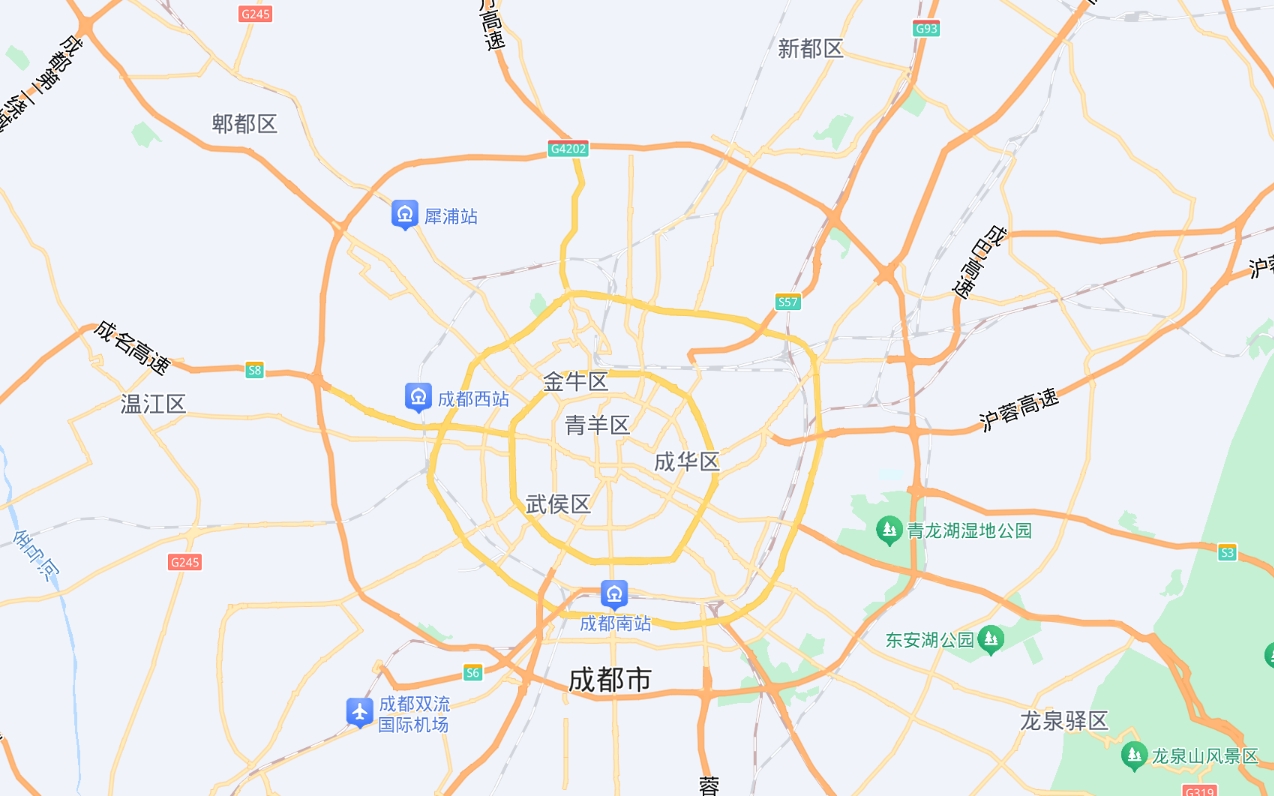 成都市轄12個區、5個縣級市以及3個縣