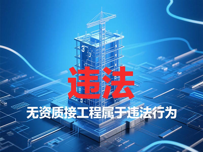 無資質(zhì)接工程屬于 “違法行為”