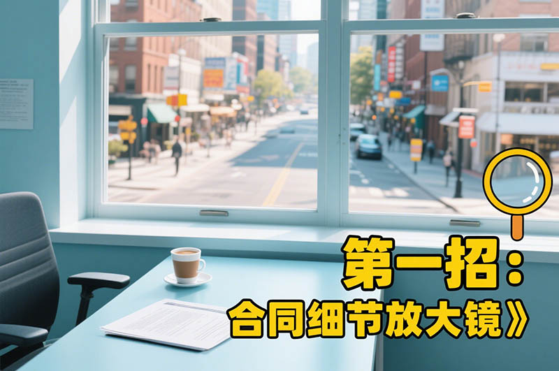 第一招：合同細節放大鏡?