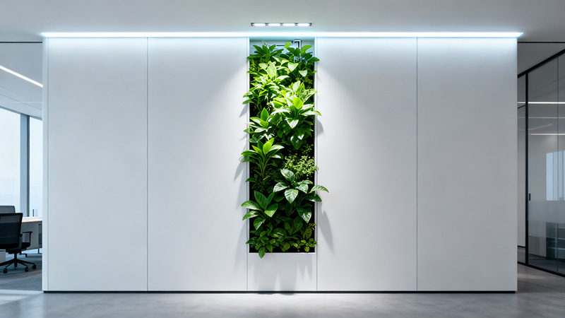 辦公室綠植隔斷設計