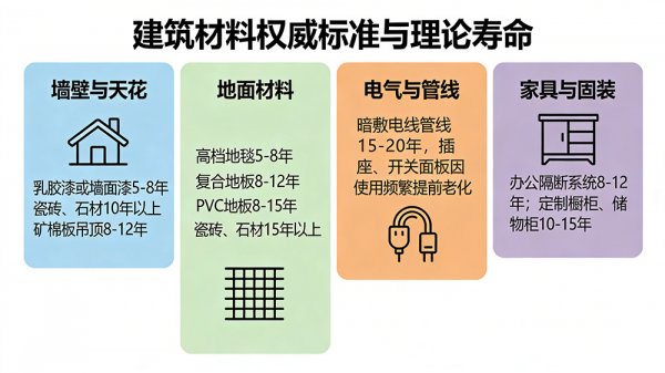 如何判斷辦公室裝修是否達到耐用年限？