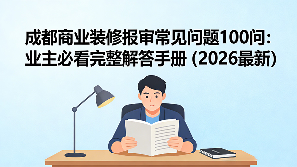 成都商業裝修報審常見問題100問:業主必看完整解答手冊(2026最新)